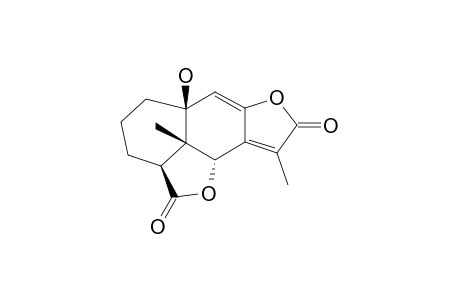 10.beta.-(Hydroxyeremophil)-8(9),7(11)-dien-6.alpha.,15 : 8.alpha.,12-diolide