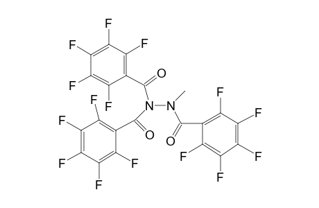 2,3,4,5,6-Pentafluoro-N'-methyl-N,N'-bis(2,3,4,5,6-pentafluorobenzoyl)benzohydrazide