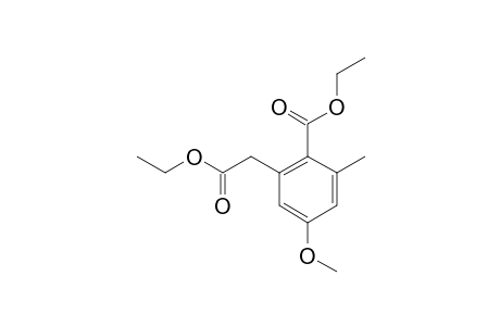 ETHYL_2-ETHOXYCARBONYL-4-METHOXY-6-METHYLBENZOATE