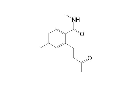 N,4-Dimethyl-2-(3-oxobutyl)benzamide