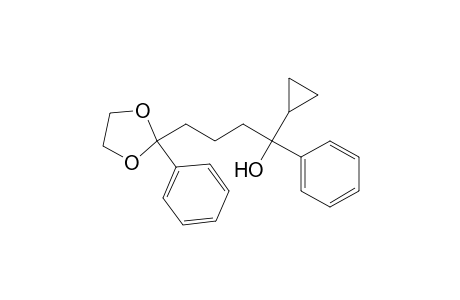 2-(4-Cyclopropyl-4-hydroxy-4-phenylbutyl)-2-phenyl-1,3-dioxolane