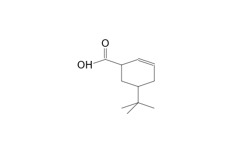 2-CYCLOHEXENE-1-CARBOXYLIC ACID, 5-(1,1-DIMETHYLETHYL)-