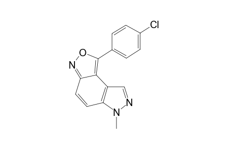1-(4-Chlorophenyl)-6-methyl-6H-isoxazolo[4,3-e]indazole