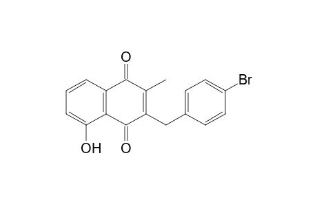 3-(4-Bromo-benzyl)-5-hydroxy-2-methyl-4a,8a-dihydro-[1,4]naphthoquinone