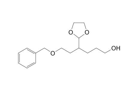 4-(1,3-Dioxolan-2-yl)-6-benzyloxyhexan-1-ol