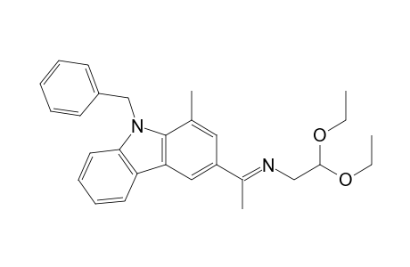 Ethanamine, 2,2-diethoxy-N-[1-[1-methyl-9-(phenylmethyl)-9H-carbazol-3-yl]ethylidene]-