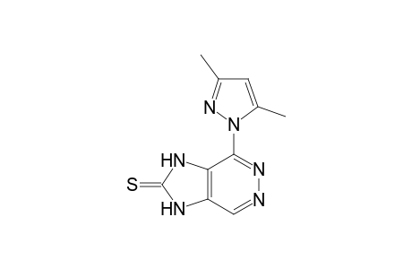 4-(3,5-dimethyl-1-pyrazolyl)-1,3-dihydroimidazo[4,5-d]pyridazine-2-thione