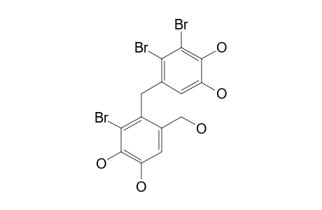 2,2',3-Tribromo-3',4,4',5-tetrahydroxy-6'-hydroxymethyldiphenyl methane