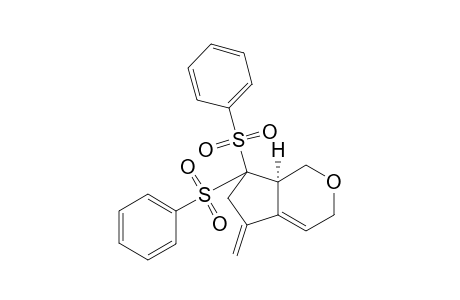 (1R)-9-Bis(phenylsulfonyl)-7-methylene-3-oxabicyclo[4.3.0]non-5-ene