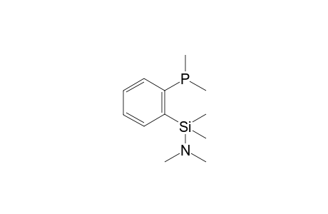 (2-Dimethylphosphanophenyl)dimethylamino-dimethylsilane
