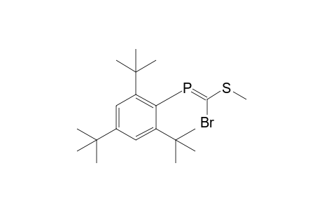 (Z)-2-Bromo-2-methylsulfanyl-1-(2,4,6-tri-t-butylphenyl)-1-phosphaethene