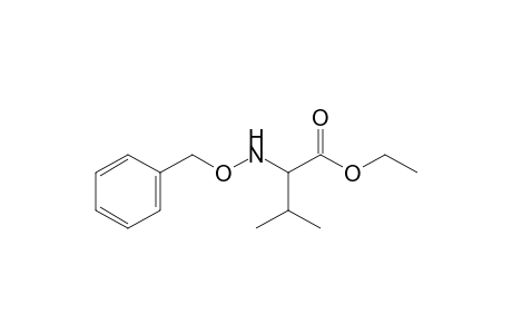 2-(benzoxyamino)-3-methyl-butyric acid ethyl ester
