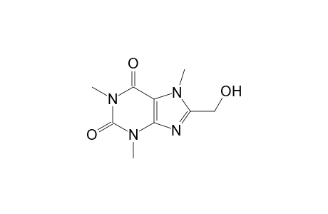 1H-Purine-2,6-dione, 3,7-dihydro-8-(hydroxymethyl)-1,3,7-trimethyl-