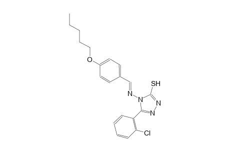 5-(2-chlorophenyl)-4-({(E)-[4-(pentyloxy)phenyl]methylidene}amino)-4H-1,2,4-triazol-3-yl hydrosulfide