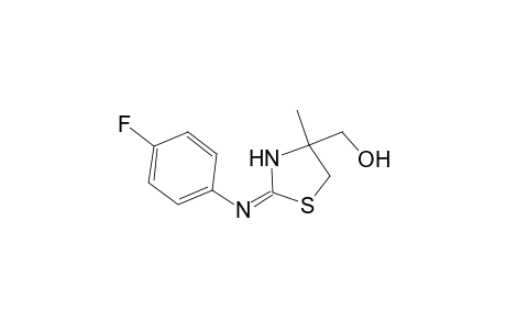 ((2E)-2-[(4-Fluorophenyl)imino]-4-methyl-1,3-thiazolidin-4-yl)methanol