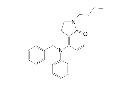 (3E)-1-butyl-3-[1-(N-(phenylmethyl)anilino)prop-2-enylidene]-2-pyrrolidinone