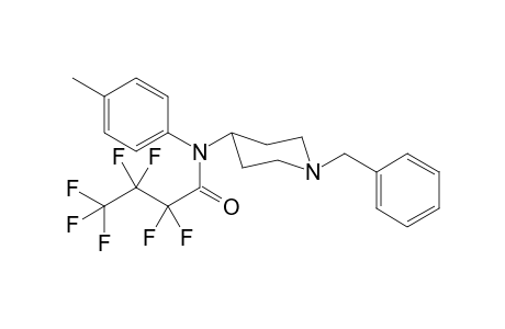 N-(1-Benzylpiperidin-4-yl)-N-(4-methylphenyl)heptafluorobutanamide