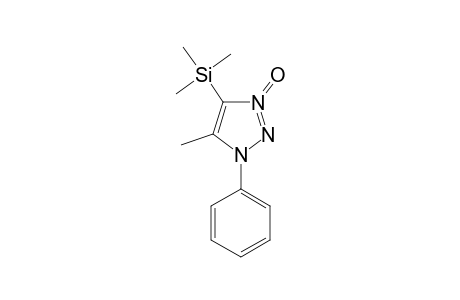 5-METHYL-1-PHENYL-4-(TRIMETHYLSILYL)-1H-1,2,3-TRIAZOLE-3-OXIDE