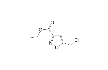 3-Isoxazolecarboxylic acid, 5-(chloromethyl)-, ethyl ester