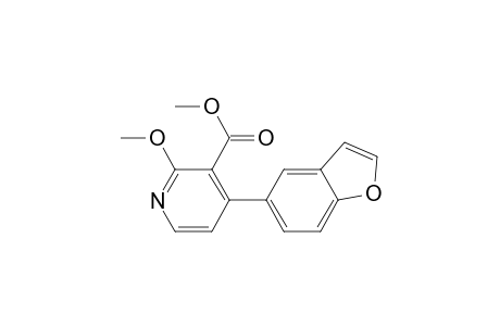 2-methoxy-4-(5-benzofuranyl)-3-pyridinecarboxylic acid methyl ester