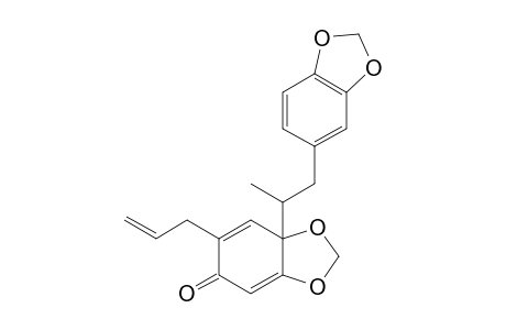 DELTA-(8')-3',6'-DIHYDRO-3,4,3',4'-BIS-METHYLENEDIOXY-6'-OXO-8.3'-NEO-LIGNAN