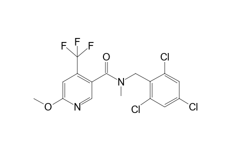 Pyridine-3-carboxamide, 4-trifluoromethyl-N-(2,4,6-trichlorobenzyl)-N-methyl-6-methoxy-