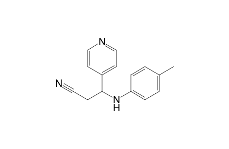 3-(4'-Methylanilino)-3-(4"-pyridyl)propionitrile