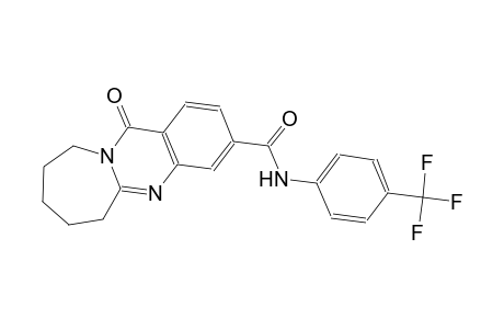 12-oxo-N-[4-(trifluoromethyl)phenyl]-6,7,8,9,10,12-hexahydroazepino[2,1-b]quinazoline-3-carboxamide