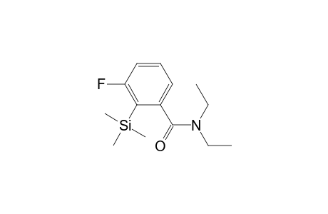 N,N-diethyl-3-fluoranyl-2-trimethylsilyl-benzamide