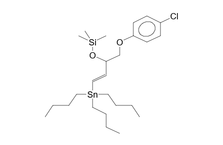 (E)-TRIBUTYL[3-TRIMETHYLSILYLOXY-4-(4-CHLOROPHENOXY)BUT-1-ENYL]STANNANE