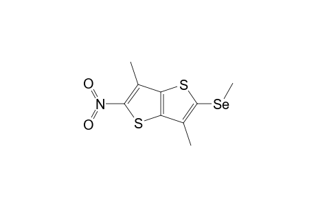 3,6-DIMETHYL-5-NITRO-2-METHYL-SELENO-THIENO-[3,2-B]-THIOPHENE