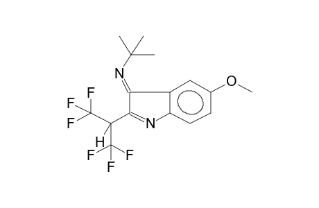2-HEXAFLUOROISOPROPYL-3-TERT-BUTYLIMINO-5-METHOXYNDOLENINE