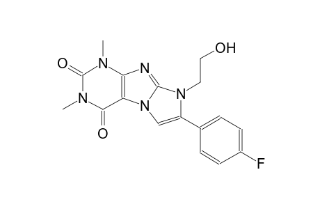 7-(4-fluorophenyl)-8-(2-hydroxyethyl)-1,3-dimethyl-1H-imidazo[2,1-f]purine-2,4(3H,8H)-dione