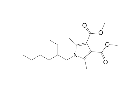 Dimethyl (+-)-1-(2-ethylhexyl)-2,5-dimethylpyrrole-3,4-dicarboxylate