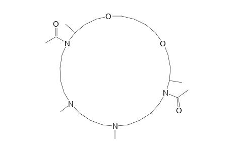5,19-Diacetyl-4,10,14,19-tetramethyl-1,23-dioxa-5,10,14,19-tetraazacycloheptacosane