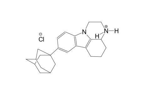 8-(1-adamantyl)-2,3,3a,4,5,6-hexahydro-1H-pyrazino[3,2,1-jk]carbazol-3-ium chloride