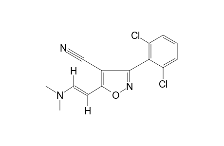trans-3-(2,6-DICHLOROPHENYL)-5-[2-(DIMETHYLAMINO)VINYL]-4-ISOXAZOLECARBONITRILE