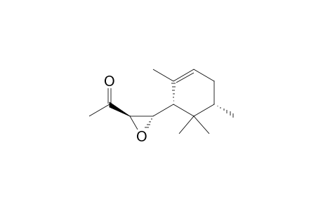 Ethanone, 1-[3-(2,5,6,6-tetramethyl-2-cyclohexen-1-yl)oxiranyl]-, [2R-[2.alpha.,3.beta.(1R*,5S*)]]-