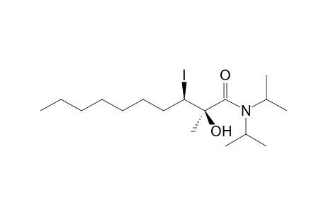 (2R*,3R*)-2-Hydroxy-3-iodo-N,N-diisopropyl-2-methyldecanamide