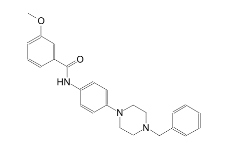 N-[4-(4-benzyl-1-piperazinyl)phenyl]-3-methoxybenzamide