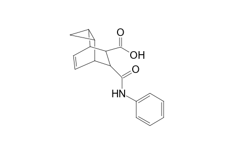 Tricyclo[3.2.2.0(2,4)]non-8-ene-6-carboxylic acid, 7-[(phenylamino)carbonyl]-