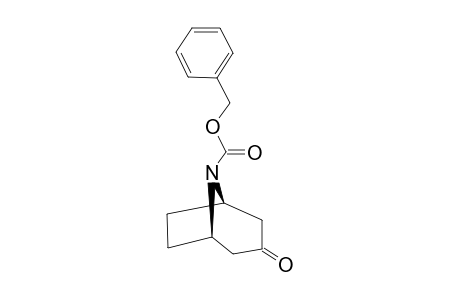 BENZYL-3-OXO-8-AZABICYCLO-[3.2.1]-OCTANE-8-CARBOXYLATE
