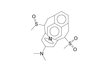 [2](1,4)Naphthaleno[2](2,6)pyridinophane, 17-(dimethylamino)-1-methylsulfinyl-12-methylsulfonyl-