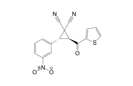 trans-3,3-Dicyano-2-(3-nitrophenyl)-1-thienoylcyclopropane