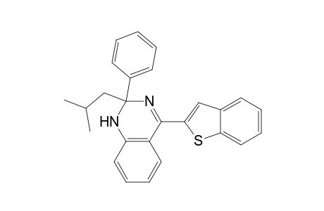 2-Phenyl-2-isobutyl-4-(2'-benzothienyl)-1,2-dihydroquinazoline