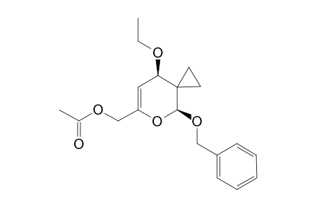 {(cis)-4-(Benzyloxy)-8-ethoxy-5-oxaspiro[2.5]oct-6-en-6-yl]methyl} acetate