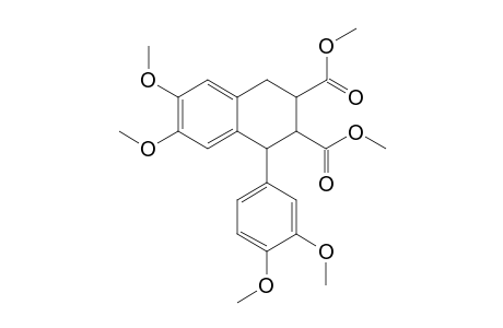 Dimethyl trans(1,2),trans(2,3)-6,7-Dimethyl-1-(3,4-dimethoxyphenyl)-1,2,3,4-tetrahydronaphthalene-2,3-dicarboxylate