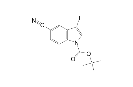 1-tert-Butyloxycarbonyl-3-iodoindole-5-carbonitrile