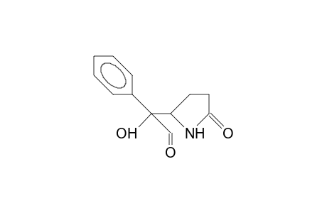 (.+-.)-(5S,6R)-5-(A-Hydroxy-A-formyl-benzyl)-pyrrolidin-2-one