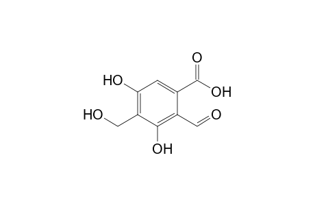 2-Formyl-3,5-dihydroxy-4-(hydroxymethyl)benzoic acid